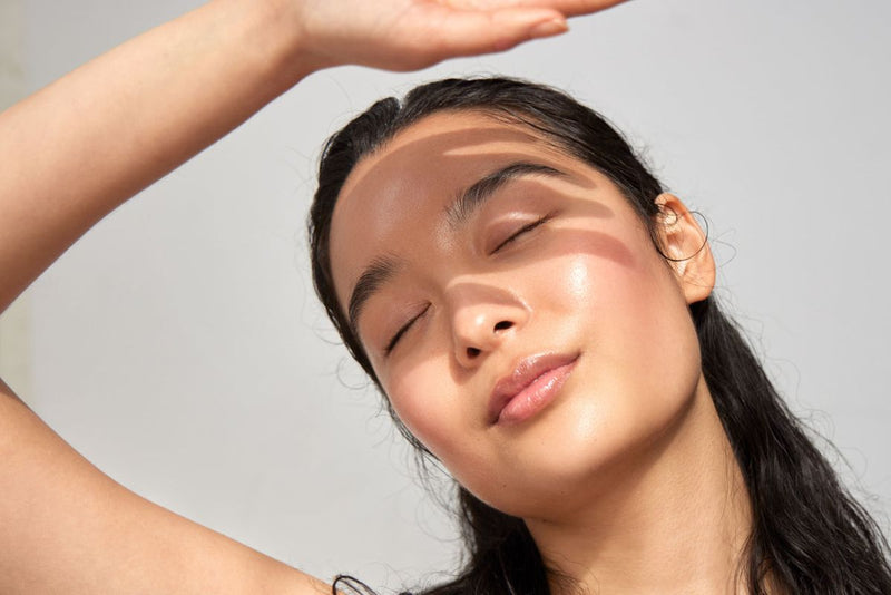 Girl with clear skin