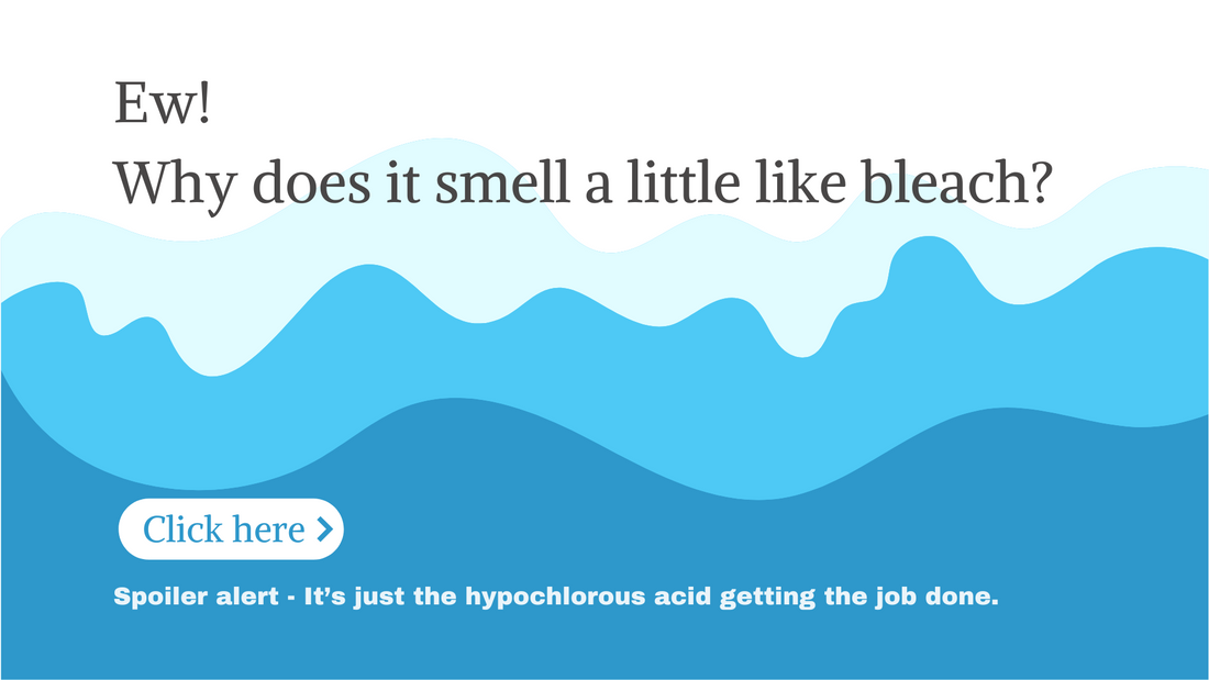 Why Does Hypochlorous Acid Spray Smell Like Bleach? Is It Safe for My Skin?