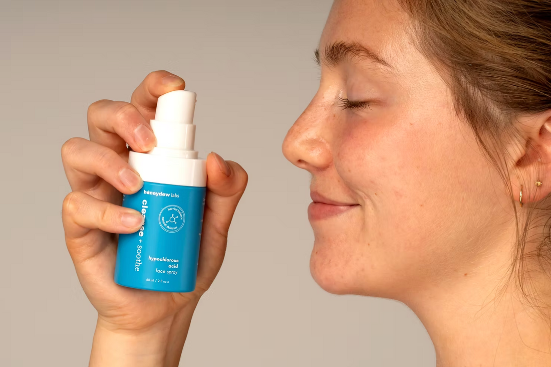 Can I spray hypochlorous acid in my eyes?
