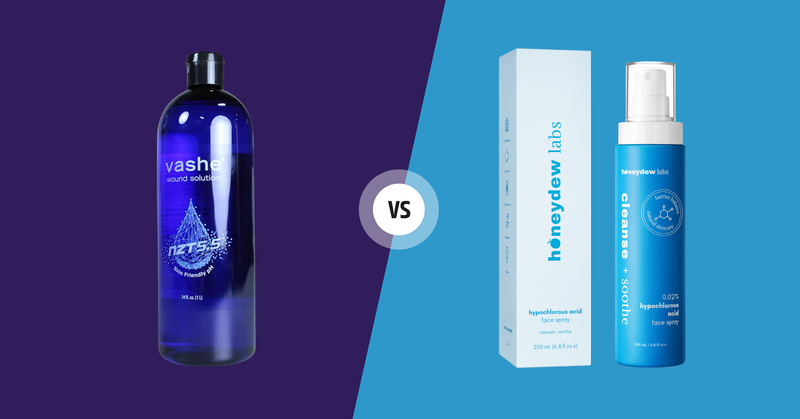 Vashe Wound Solution vs hypochlorous acid spray