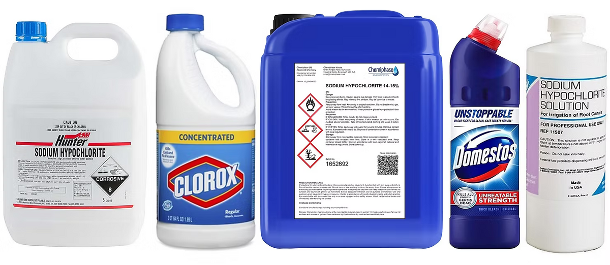 Is Sodium Hypochlorite the Same as Hypochlorous Acid?