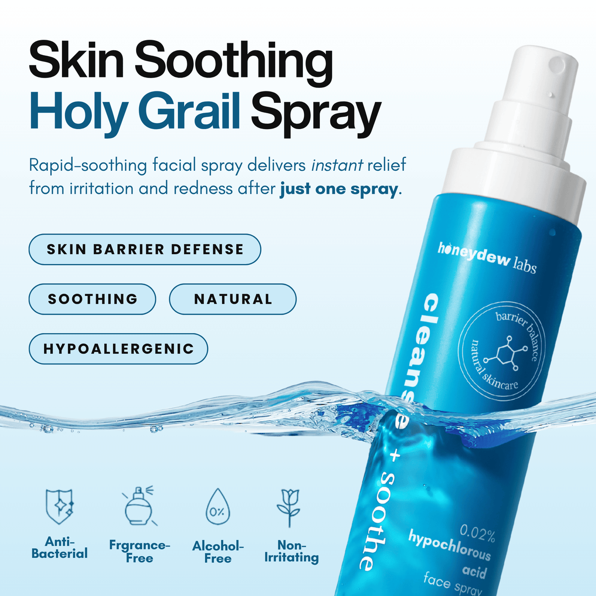 Hypochlorous Acid Spray - Cleanse & Soothe